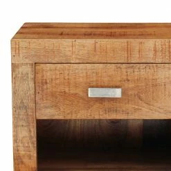 40x40x30 Holz Nachtkonsole Mit Schublade & Fach - Lance -Clarendon shop 40x40x30 holz nachtkonsole mit schublade fach aus akazie massivholz lance 04