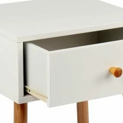 40x42x35 Nachtkommode Mit Einer Schublade - Vathurias -Clarendon shop 40x42x35 nachtkommode mit einer schublade in weiss pinie natur vathurias 04