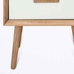 40x50x40 Nachtkommode In Weiß & Eiche - Julecas -Clarendon shop 40x50x40 nachtkommode in weiss eiche mit zwei schubladen soft close julecas 03