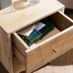 40x56x40 Design Nachttisch Mit Schubladen - Geyco 8 40x56x40 Design Nachttisch Mit Schubladen - Geyco -Clarendon shop 40x56x40 design nachttisch mit schubladen aus holz eisen geyco 02