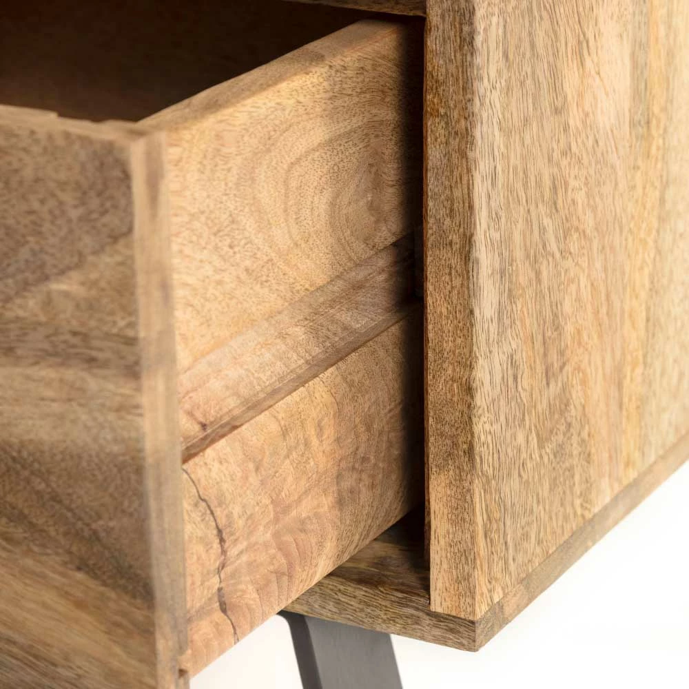 40x56x40 Nacht Kommode Aus Massivholz Mango - Dirica 7 40x56x40 Nacht Kommode Aus Massivholz Mango - Dirica – Bild 5