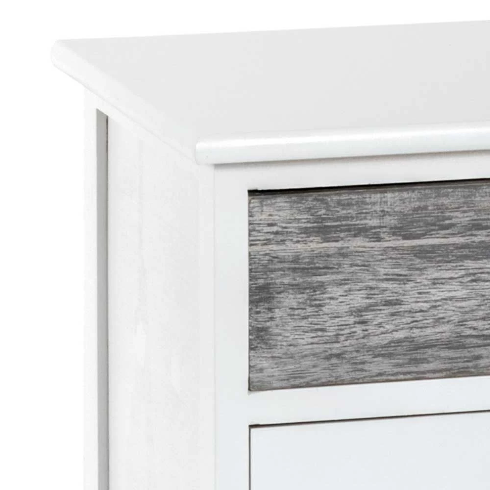 41x60x31 Cm Landhaus Nachtkommode Aus Paulownia Massiv - Geroga 5 41x60x31 Cm Landhaus Nachtkommode Aus Paulownia Massiv - Geroga – Bild 3