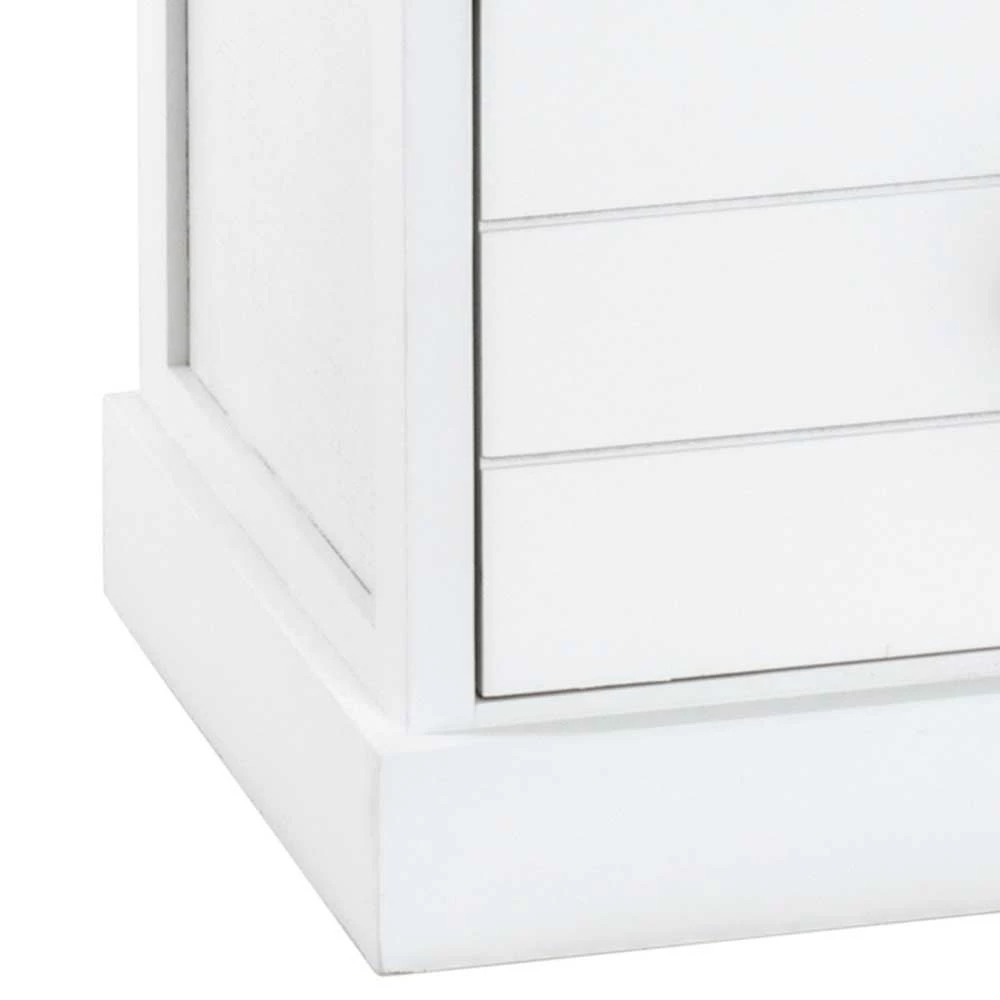 41x60x31 Cm Landhaus Nachtkommode Aus Paulownia Massiv - Geroga 8 41x60x31 Cm Landhaus Nachtkommode Aus Paulownia Massiv - Geroga – Bild 6