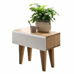 45x43x38 Design Nachttisch Zweifarbig - Inrova