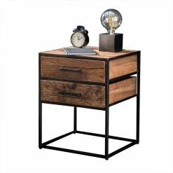 45x55x40 Nachtkommode Aus Hartholz - Elfristo