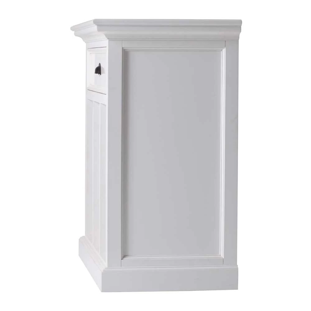 45x60x43 Cm Nachttisch In Weiß Im Landhausstil - Venzeno 5 45x60x43 Cm Nachttisch In Weiß Im Landhausstil - Venzeno – Bild 3