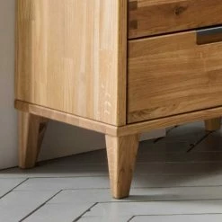 46 Cm Breite Nachtkommode Aus Geölter Eiche - Teano -Clarendon shop 46 cm breite nachtkommode aus geoelter eiche mit 2 schubladen teano 02