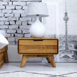 47x33x30 Wildeiche Nachtkommode Geölt - Eavy 7 47x33x30 Wildeiche Nachtkommode Geölt - Eavy -Clarendon shop 47x33x30 wildeiche nachtkommode geoelt mit einer schublade eavy 02