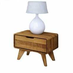 47x33x30 Wildeiche Nachtkommode Geölt - Eavy