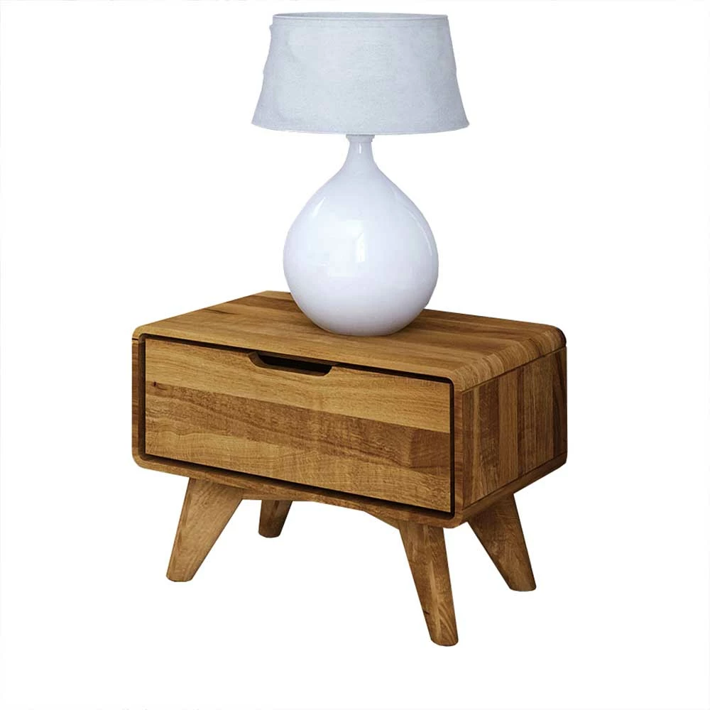 47x33x30 Wildeiche Nachtkommode Geölt - Eavy 3 47x33x30 Wildeiche Nachtkommode Geölt - Eavy