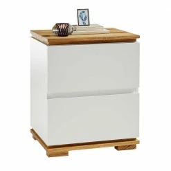 48x59x40 Nachtkommode In Weiß & Eiche - Sennpa 10 48x59x40 Nachtkommode In Weiß & Eiche - Sennpa -Clarendon shop 48x59x40 nachtkommode in weiss eiche mit zwei schubladen sennpa 02