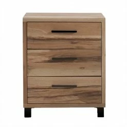 50x61x40 Holzkommode Aus Balkeneiche Mit Metall - Alsbetas