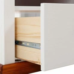 52x40x37 Nachtkommode In Weiß & Kirschbaum - Vendirai 13 52x40x37 Nachtkommode In Weiß & Kirschbaum - Vendirai -Clarendon shop 52x40x37 nachtkommode in weiss kirschbaum modernes landhaus vendirai 05