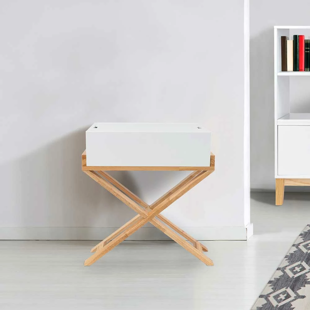 56x58x34 Truhe Kommode Mit Klappe - Esmail 4 56x58x34 Truhe Kommode Mit Klappe - Esmail – Bild 2