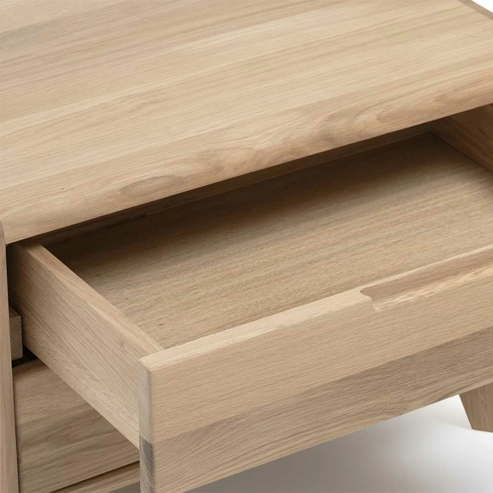 60x40x42 Skandi Nachtkommode Aus Wildeiche Bianco - Aicandus 6 60x40x42 Skandi Nachtkommode Aus Wildeiche Bianco - Aicandus – Bild 4