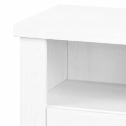 60x52x44 Nachttisch Mit Regalfach - Imtreba -Clarendon shop 60x52x44 nachttisch mit regalfach schublade in weiss pinie imtreba 02