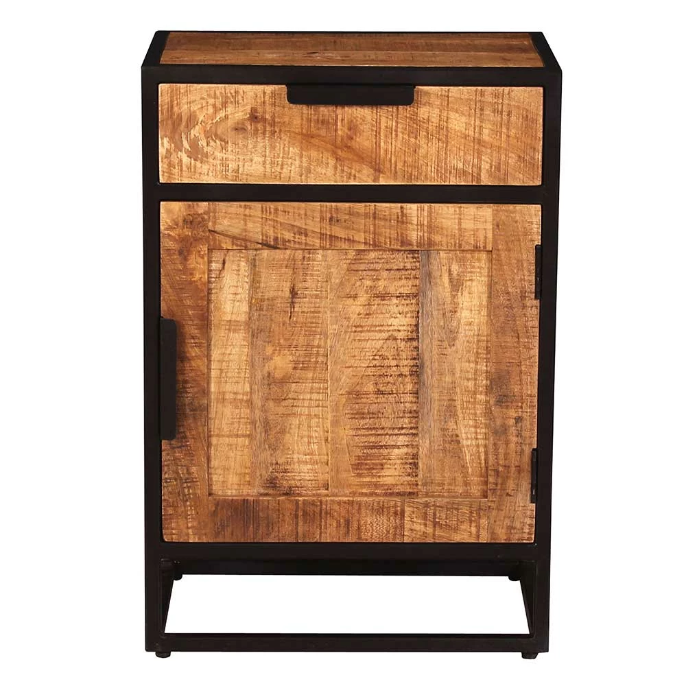 67x62x42 Kommode Mit Schublade & Tür - Evradon 4 67x62x42 Kommode Mit Schublade & Tür - Evradon – Bild 2