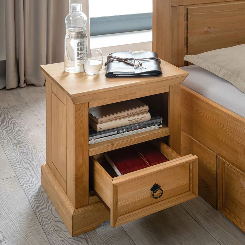 Country Style Nachtkommode 48x60x39 Cm - Voeca 5 Country Style Nachtkommode 48x60x39 Cm - Voeca – Bild 3