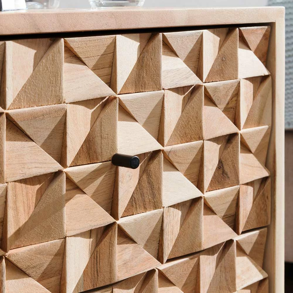 Design Holz Nachtkommode Aus Akazie - Liniavo 6 Design Holz Nachtkommode Aus Akazie - Liniavo – Bild 4