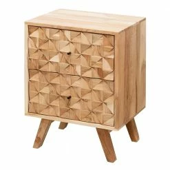 Design Holz Nachtkommode Aus Akazie - Liniavo