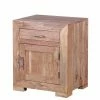 Holz Nachtschränkchen Vislan Mit Schublade Und Schrankfach -Clarendon shop holz nachtschraenkchen schublade und schrankfach akazie naturbelassen vislan f