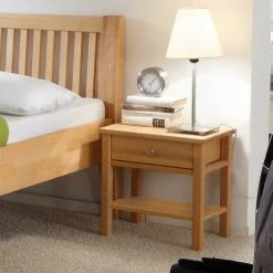 Holz Nachttisch In 42x42x31 - Casmus -Clarendon shop holz nachttisch in 42x42x31 mit schublade ablage casmus 01