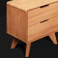 Holz Nachttische Mit Schubladen - Junola -Clarendon shop holz nachttische mit schubladen aus kernbuche 47x48x30 junola 03