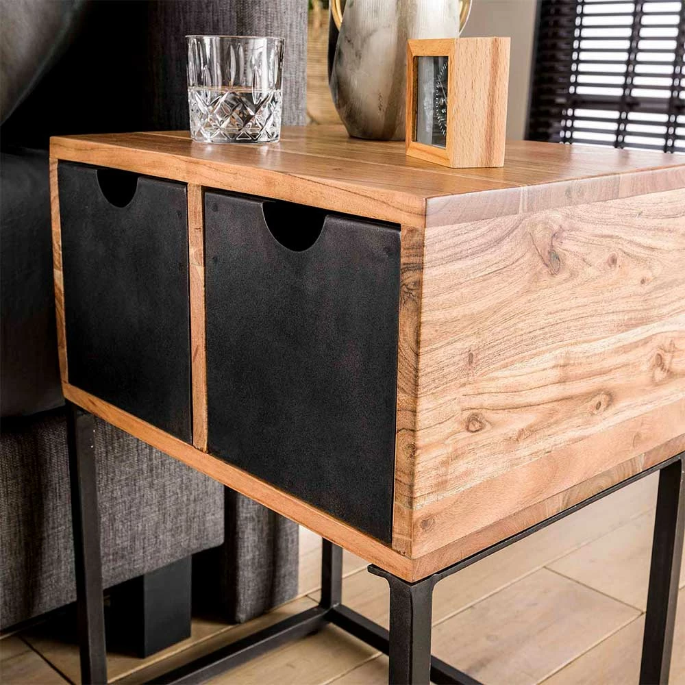 Industrial Nachtkommode Mit Bügelgestell - Capeko 6 Industrial Nachtkommode Mit Bügelgestell - Capeko – Bild 4