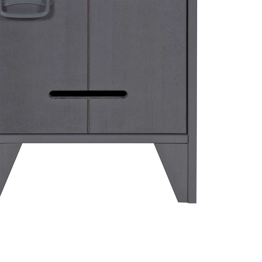 Industry Nachtschrank Guidevo In Grau 6 Industry Nachtschrank Guidevo In Grau – Bild 4