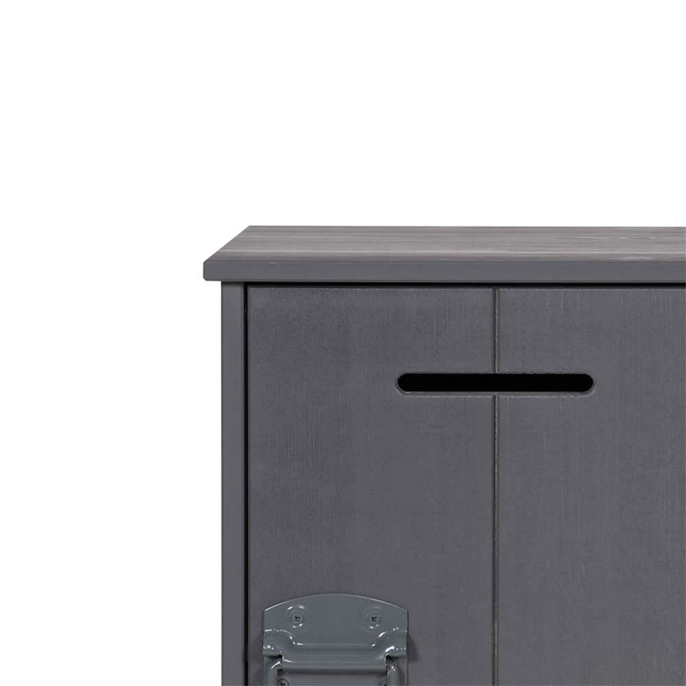 Industry Nachtschrank Guidevo In Grau 7 Industry Nachtschrank Guidevo In Grau – Bild 5