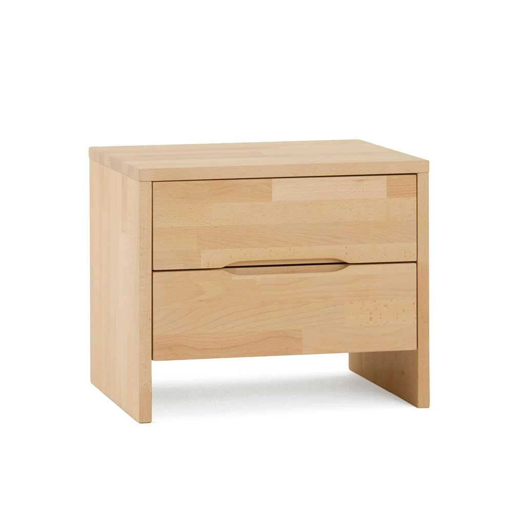 Kantige Nachtkommode Aus Buche Miller Massivholz Lackiert 4 Kantige Nachtkommode Aus Buche Miller Massivholz Lackiert – Bild 2
