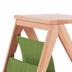 Kernbuche Nachttisch Rivaso Mit Stofftasche In Grün -Clarendon shop kernbuche nachttisch stofftasche in gruen 45cm breit 42cm hoch 40cm tief rivaso 02