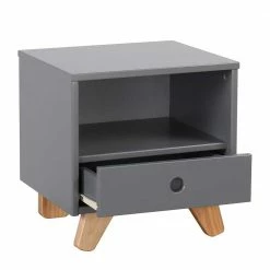 Kinderzimmer Nachtkommode Im Skandi Stil - Istiane -Clarendon shop kinderzimmer nachtkommode im skandi stil in grau pinie natur istiane 02