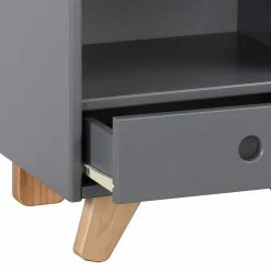 Kinderzimmer Nachtkommode Im Skandi Stil - Istiane -Clarendon shop kinderzimmer nachtkommode im skandi stil in grau pinie natur istiane 04