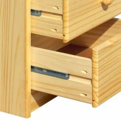 Klassische Holz Nachtkommode Aus Kiefer - Kascanu -Clarendon shop klassische holz nachtkommode aus kiefer lackiert 2 schubladen kascanu 03