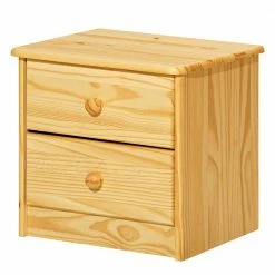 Klassische Holz Nachtkommode Aus Kiefer - Kascanu