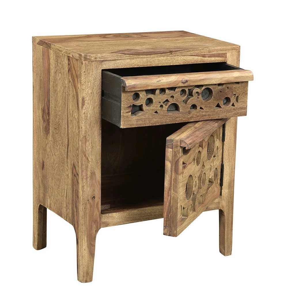 Kleine Kommode Baroco Aus Sheesham Massivholz 5 Kleine Kommode Baroco Aus Sheesham Massivholz – Bild 3