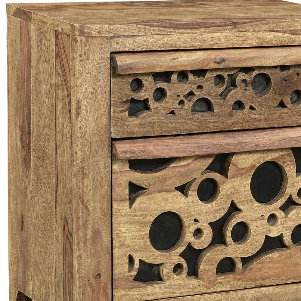 Kleine Kommode Baroco Aus Sheesham Massivholz 7 Kleine Kommode Baroco Aus Sheesham Massivholz – Bild 5