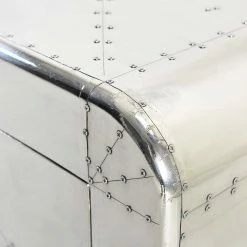 Kleine Kommode Pilot In Silber -Clarendon shop kleine kommode silber alu pilot 03