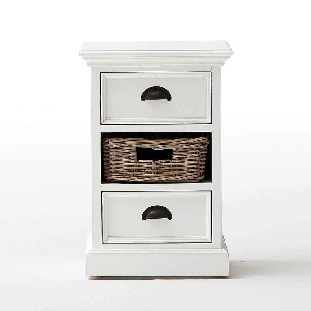 Kleine Landhaus Kommode Venzeno In Weiß 5 Kleine Landhaus Kommode Venzeno In Weiß – Bild 3