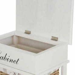 Kommode Havanna Mit 3 Körben -Clarendon shop kommode 3 koerben weiss havanna 04