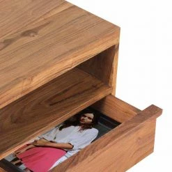 Landhaus Nachtkommode Vislan Mit Schublade -Clarendon shop landhaus nachtkommode schublade massives holz akazie vislan 07