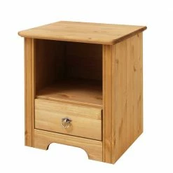 Landhaus Nachtschrank Mit Ablagefach - Imressa