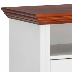 Landhaus Nachttisch Zweifarbig - Beapta -Clarendon shop landhaus nachttisch zweifarbig aus kiefer in weiss kirsche beapta 03