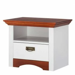 Landhaus Nachttisch Zweifarbig - Beapta