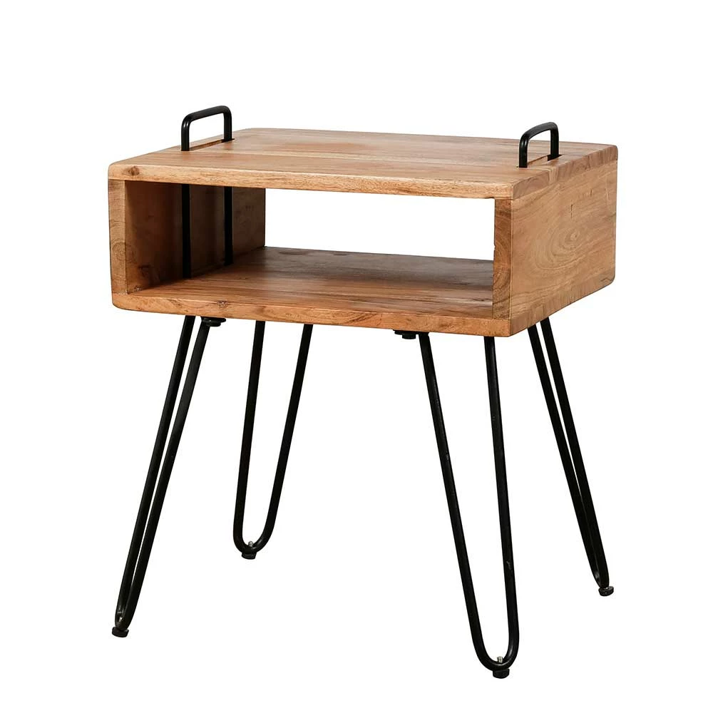 Loft Design Nachttisch Mit Holz Kasten - Garfagna 3 Loft Design Nachttisch Mit Holz Kasten - Garfagna