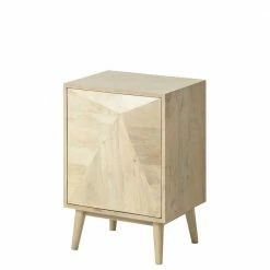 Massiver Design-Nachtschrank Aus Akazie & Mango - Apyva