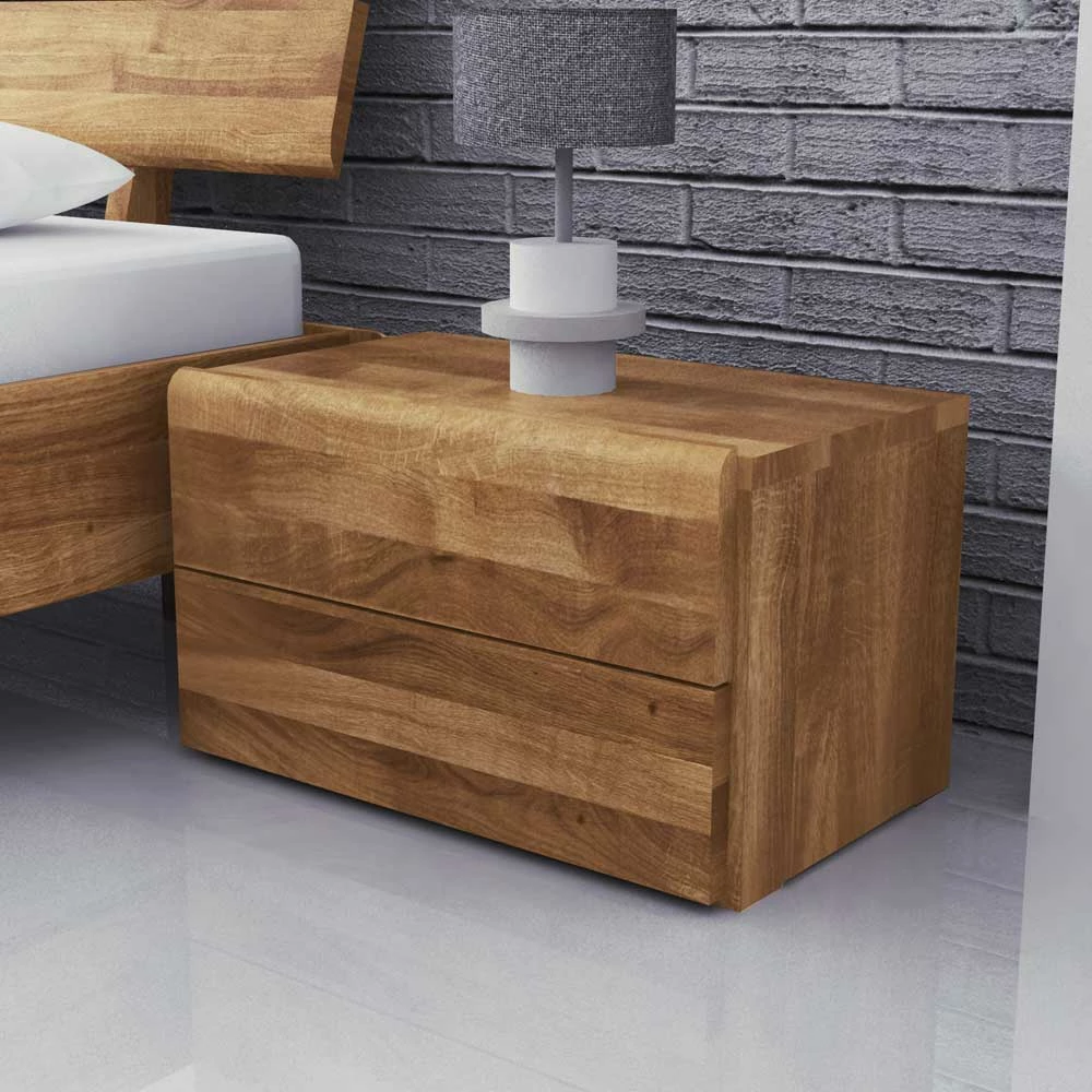 Massivholz Nachtkommode Vaskov Aus Wildeiche Geölt 4 Massivholz Nachtkommode Vaskov Aus Wildeiche Geölt – Bild 2