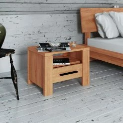 Clarendon shop -Clarendon shop massivholz nachtkonsole kernbuche geoelt 50 cm barvuda 01