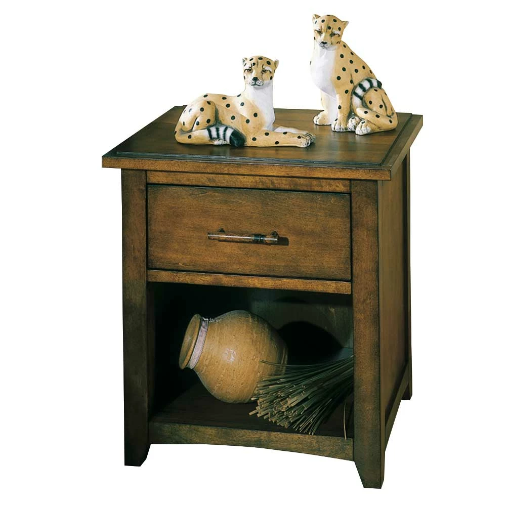 Massivholz Nachtkonsole Lucevra In Kirschbaumfarben 1 Massivholz Nachtkonsole Lucevra In Kirschbaumfarben